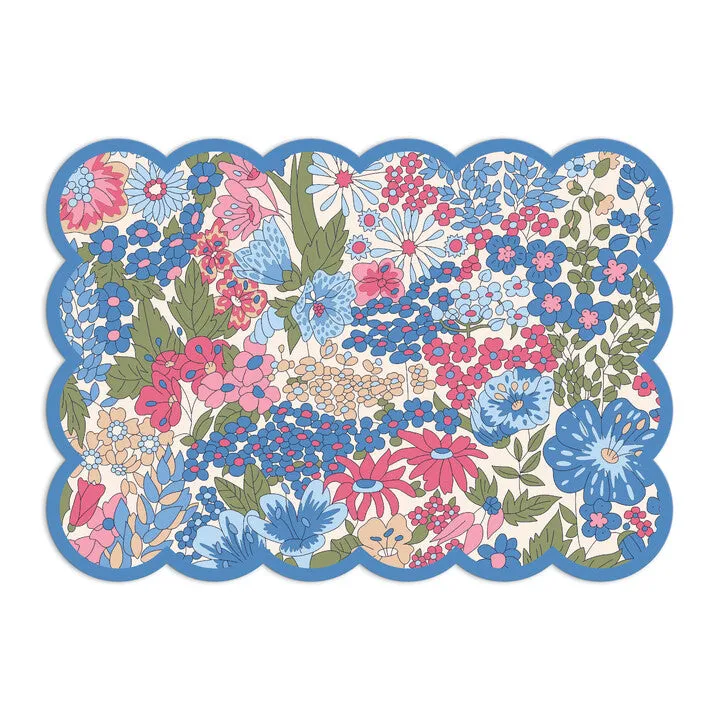 Galison Liberty Scalloped brevkort 8 stk blomster