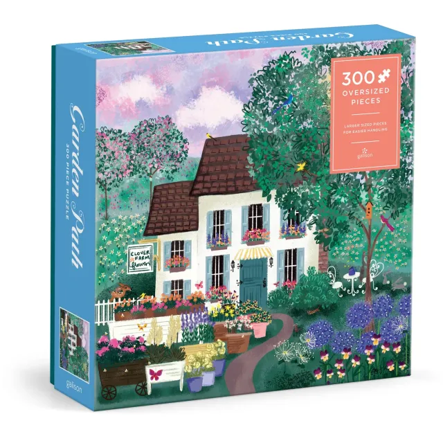 Good Puzzle Co. Joy Laforme Garden Path puslespil 300 brikker have