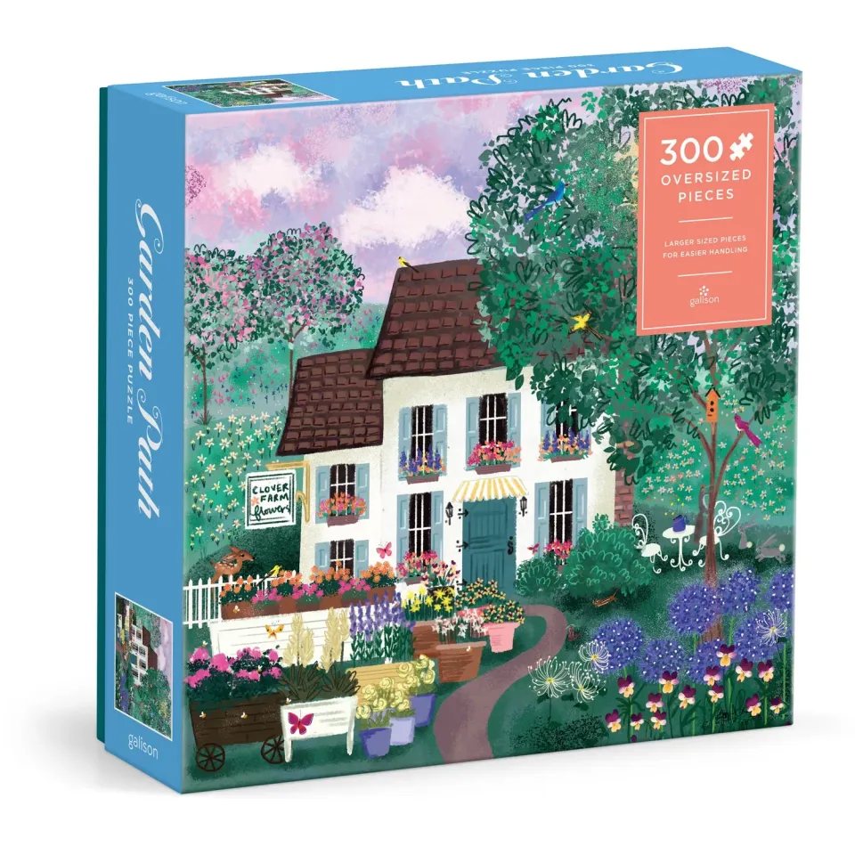 Good Puzzle Co. Joy Laforme Garden Path puslespil 300 brikker have