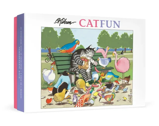Pomegranate Kliban CatFun kortæske 20 stk katte