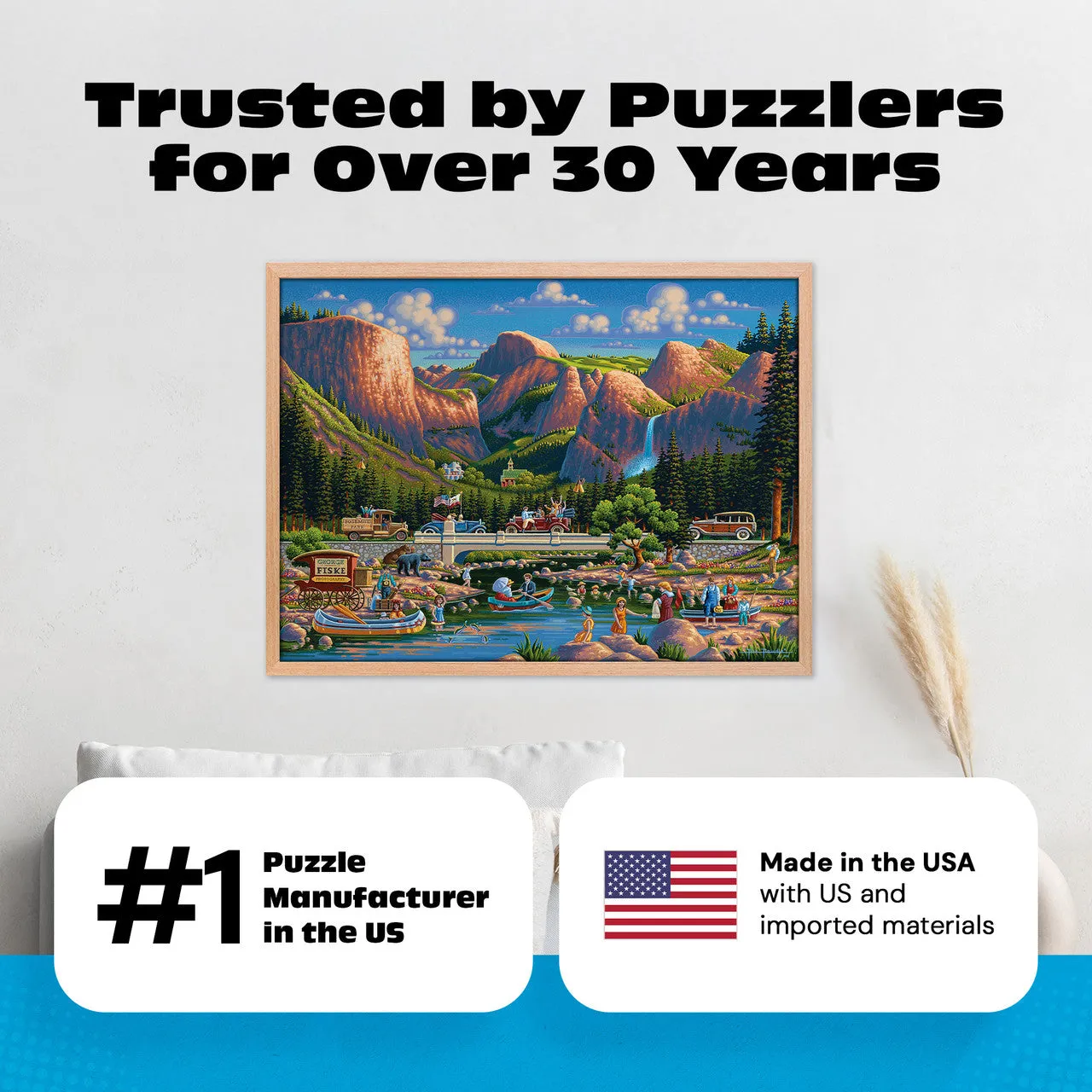 Buffalo Games Eric Dowdle Yosemite puslespil 1000 brikker folk-art