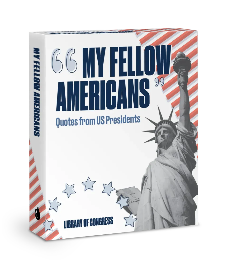 Pomegranate My Fellow Americans quizkort 48 stk historie