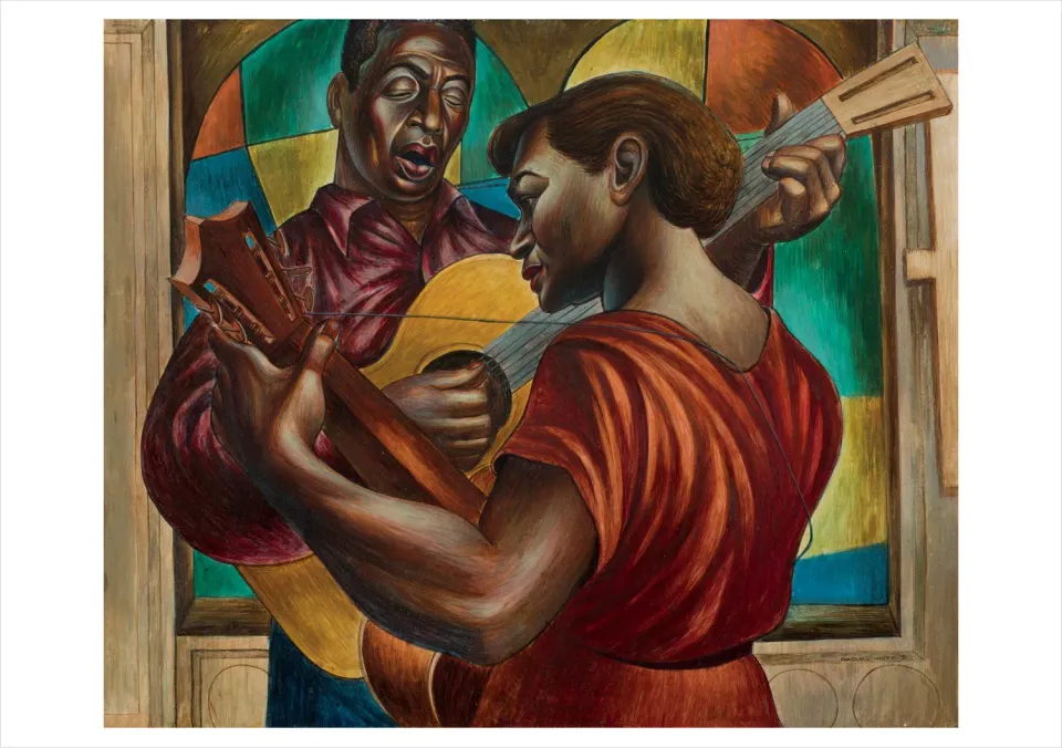 Pomegranate Charles White Gospel Singers kort