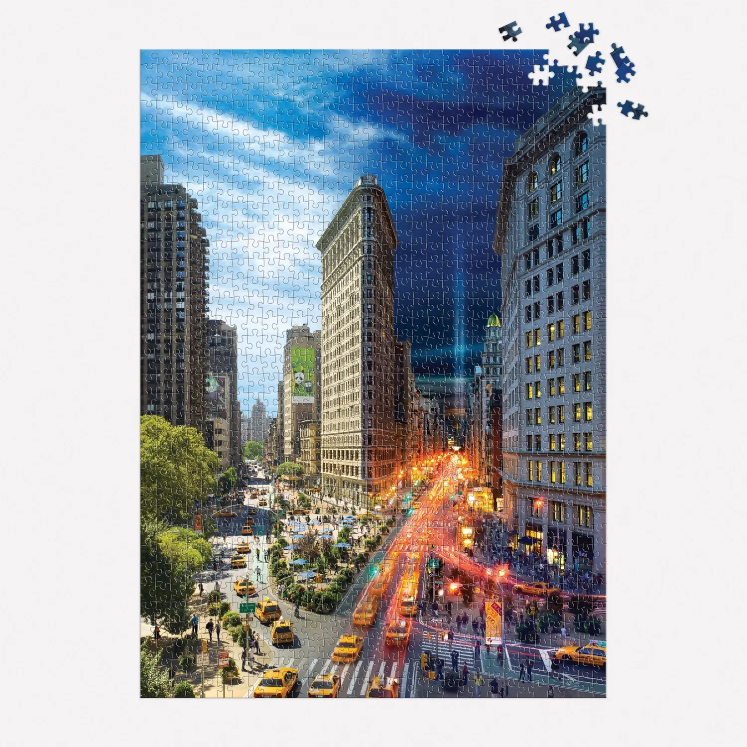Galison Day to Night Flatiron puslespil 1000 brikker