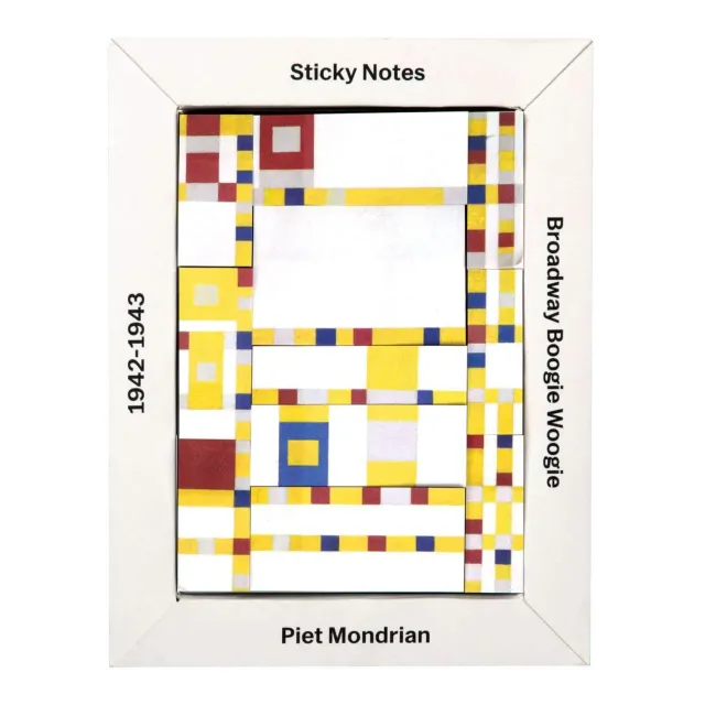 Good Puzzle Co. MoMA Mondrian Broadway Boogie Woogie sticky notes 660 stk