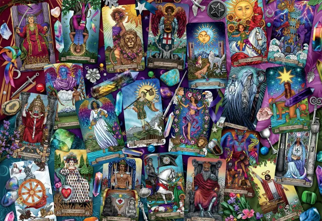 Buffalo Games Luminous Tarot puslespil 2000 brikker mystik