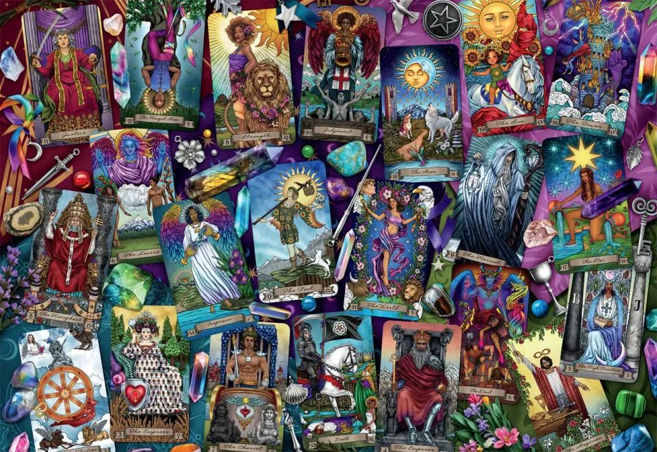Buffalo Games Luminous Tarot puslespil 2000 brikker mystik