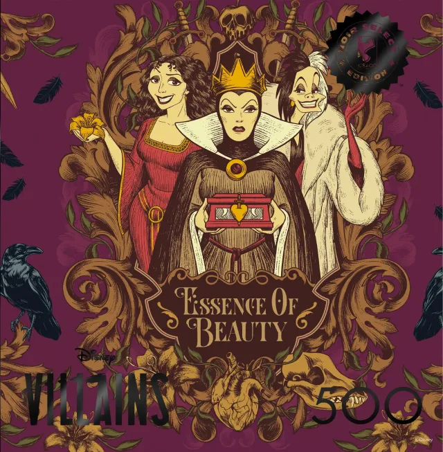 Ceaco Disney Villains Essence of Beauty puslespil 500 brikker