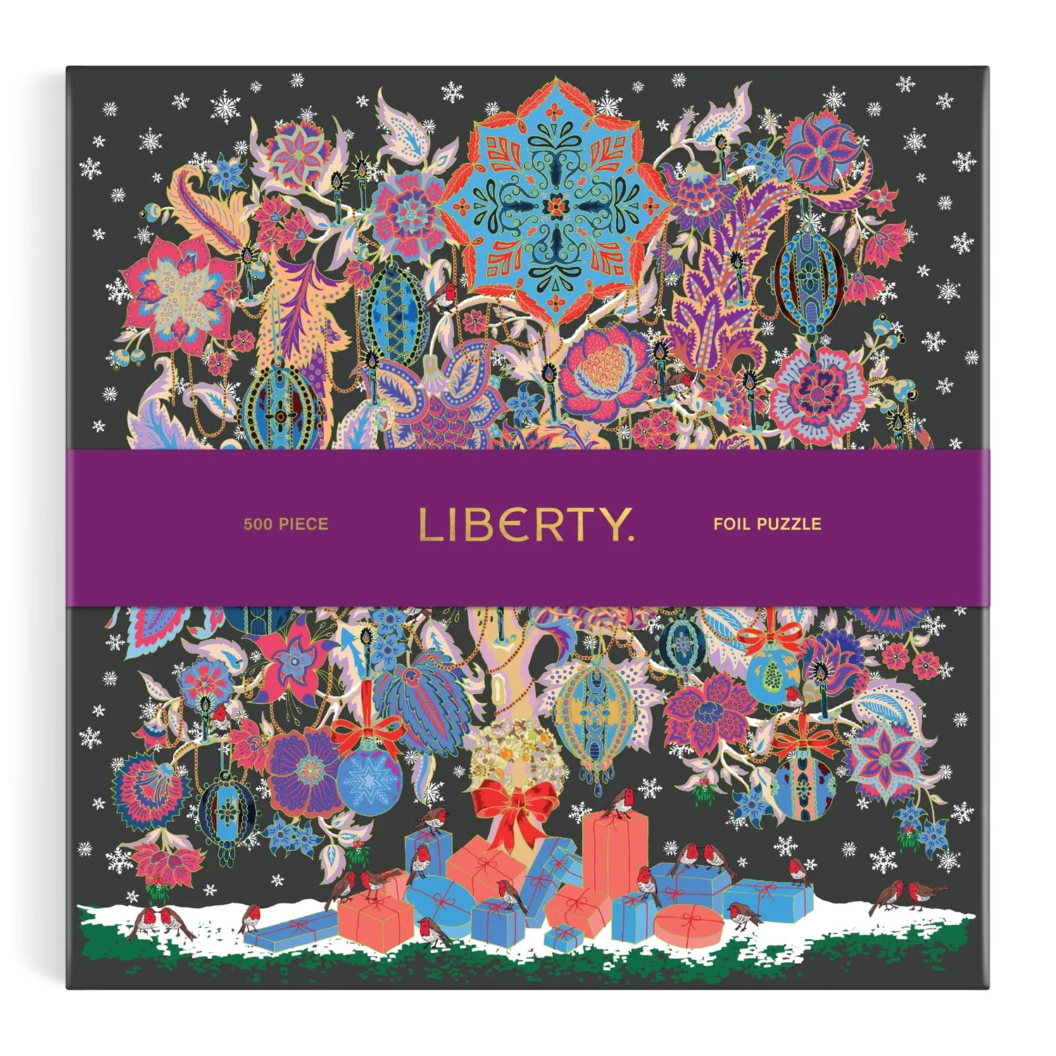 Galison Liberty Christmas Tree of Life puslespil 500 brikker folie