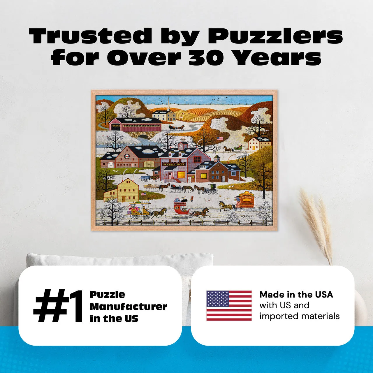 Buffalo Games Wysocki Gifts Antiques Cakes puslespil 1000