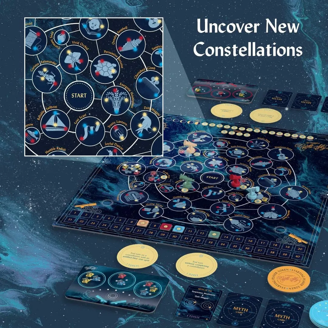 Buffalo Games Starry Night Sky brætspil konstellationer