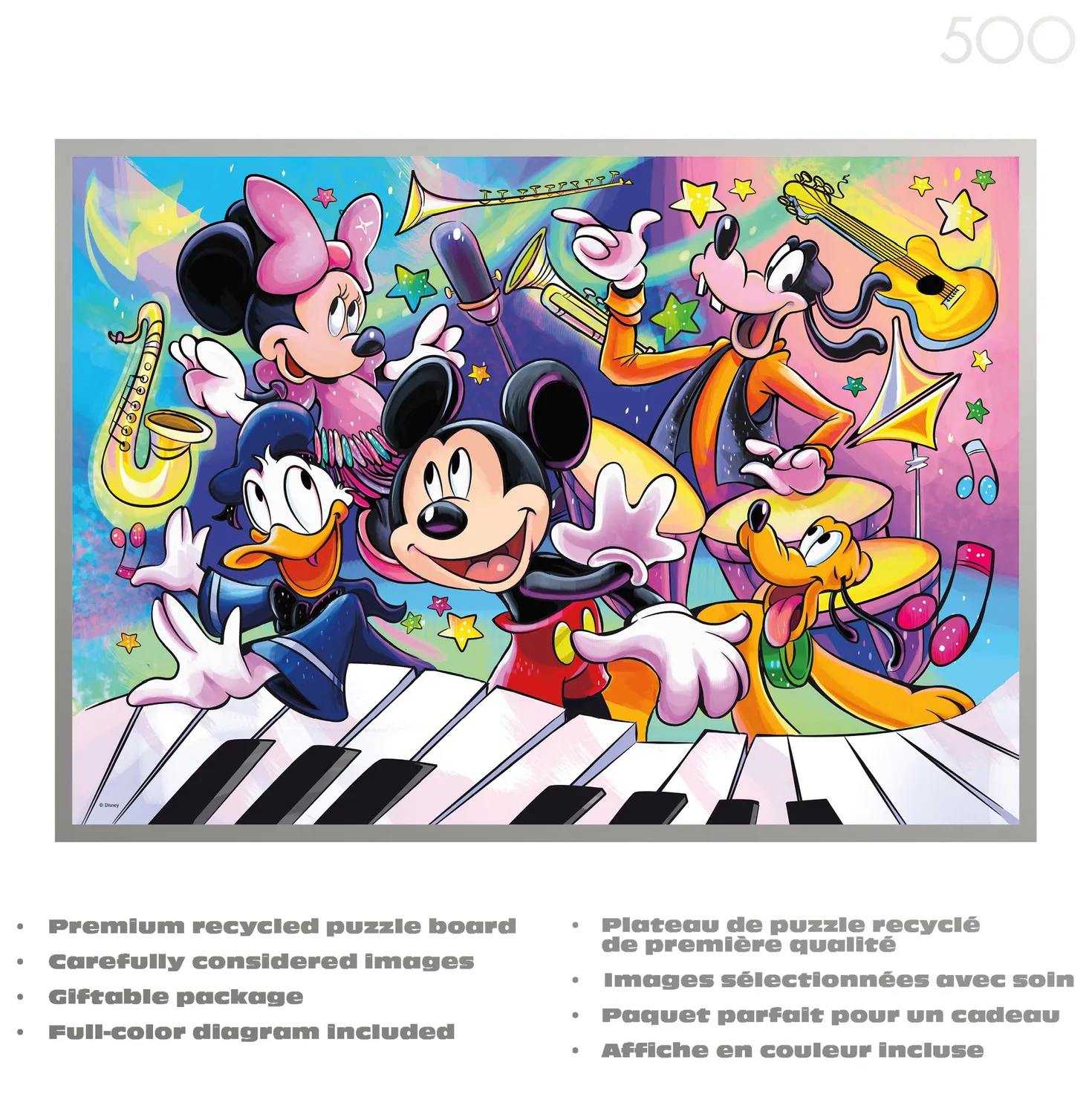 Buffalo Games Silver Select Mickey's Music puslespil 500 brikker