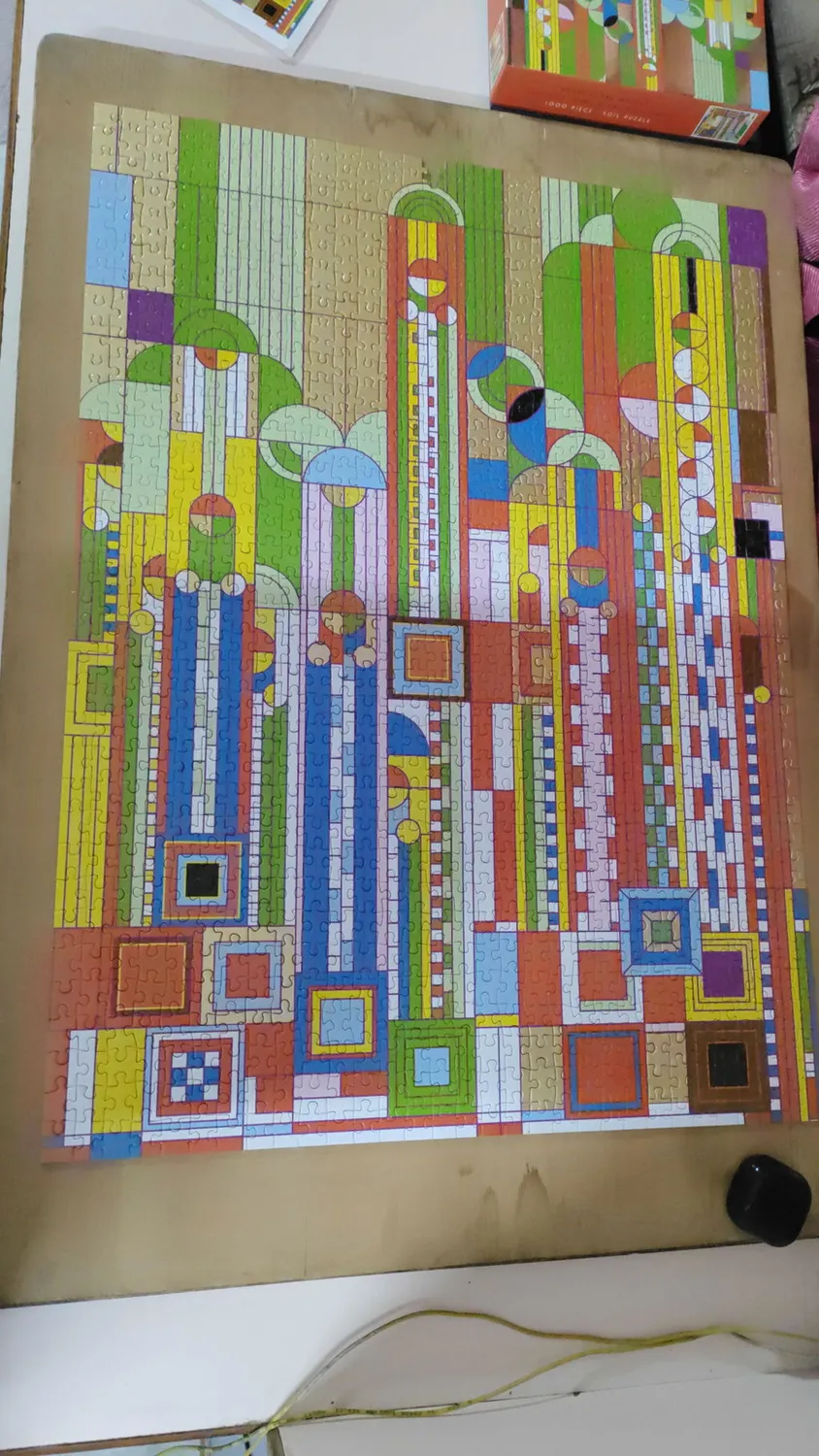 Good Puzzle Co. Frank Lloyd Wright Saguaro puslespil 1000 brikker folie