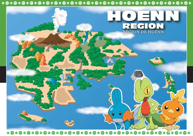 Buffalo Games Pokemon Hoenn Region puslespil 500 brikker
