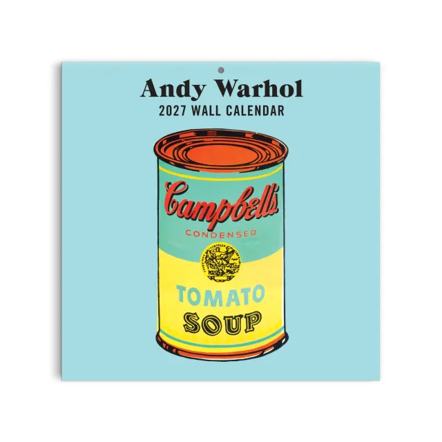 Good Puzzle Co. Andy Warhol 12 x 12 Wall Calendar 2027 vægkalender pop art