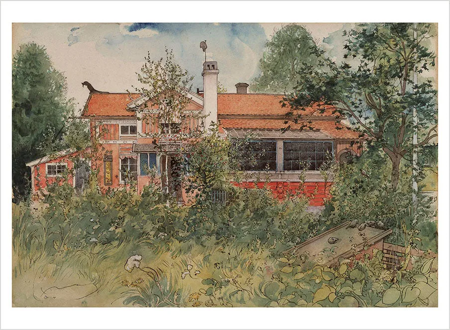 Pomegranate Carl Larsson postkortbog 30 kort svensk