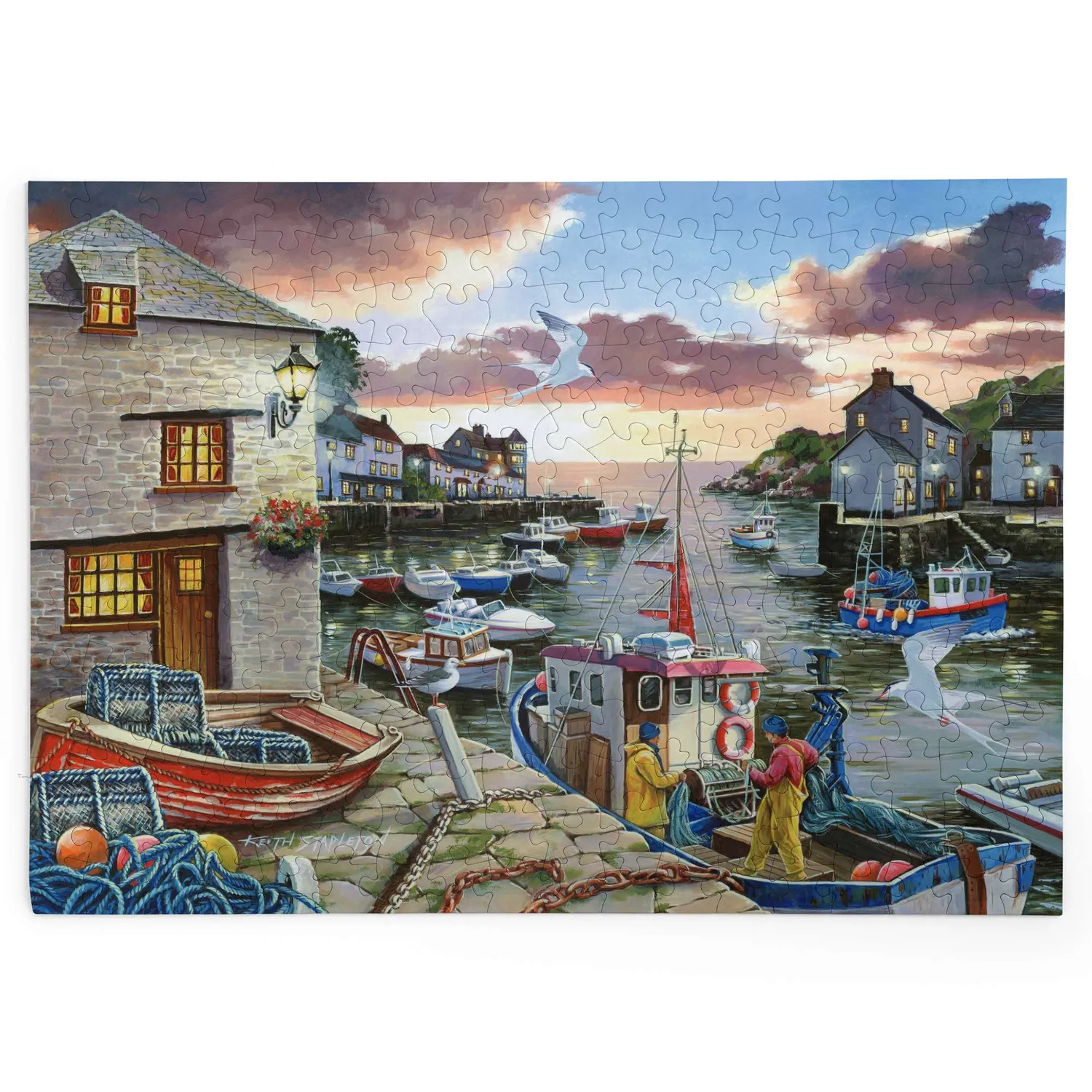House of Puzzle BIG Harbour Lights puslespil 250 brikker havn