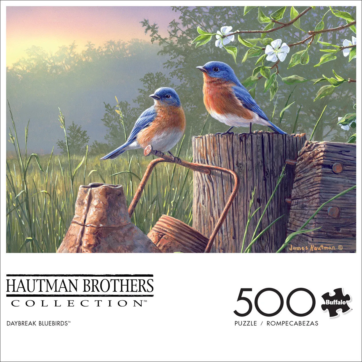 Buffalo Games Daybreak Bluebirds puslespil 500 fugle