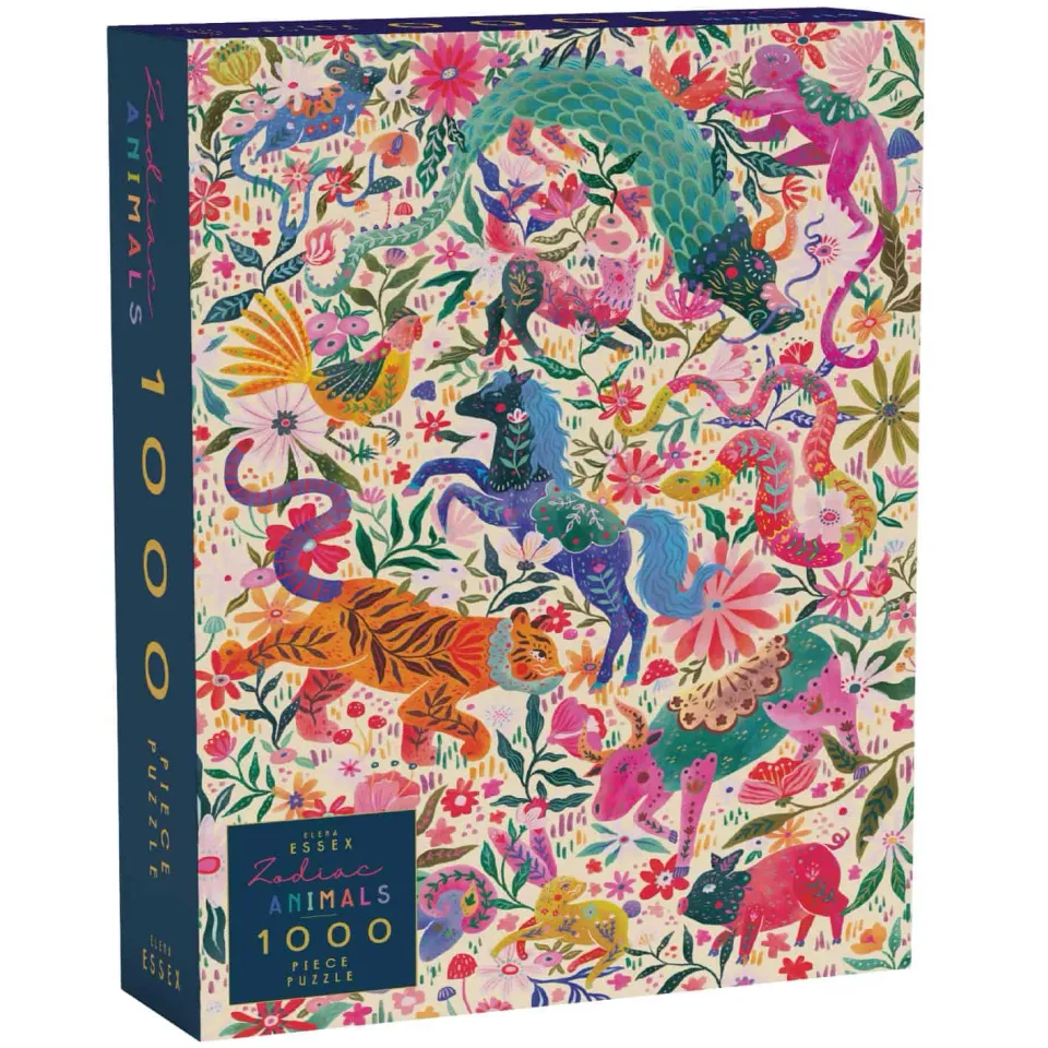 Elena Essex Zodiac Animals puslespil 1000 brikker 70x50 kinesisk