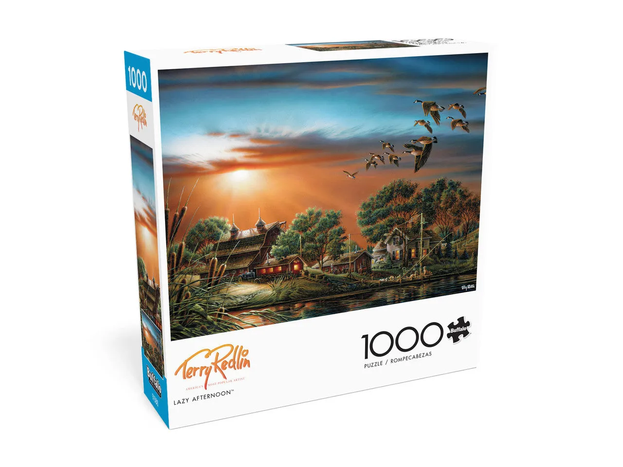 Buffalo Games Terry Redlin Lazy Afternoon puslespil 1000 brikker