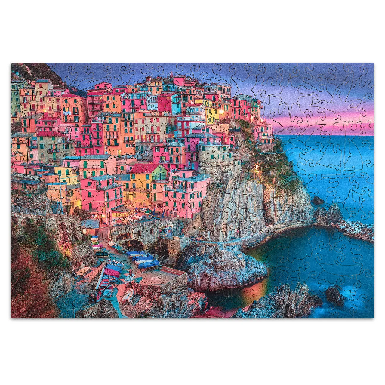 Buffalo Games Cinque Terre træpuslespil 250 brikker whimsy