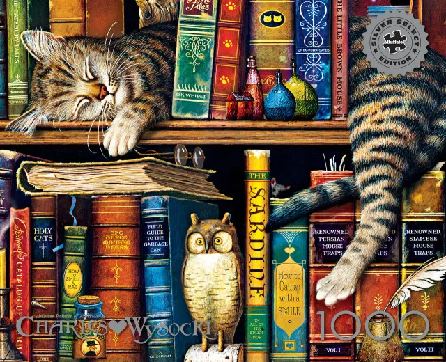 Buffalo Games Silver Select Frederick the Literate puslespil 1000 brikker kat