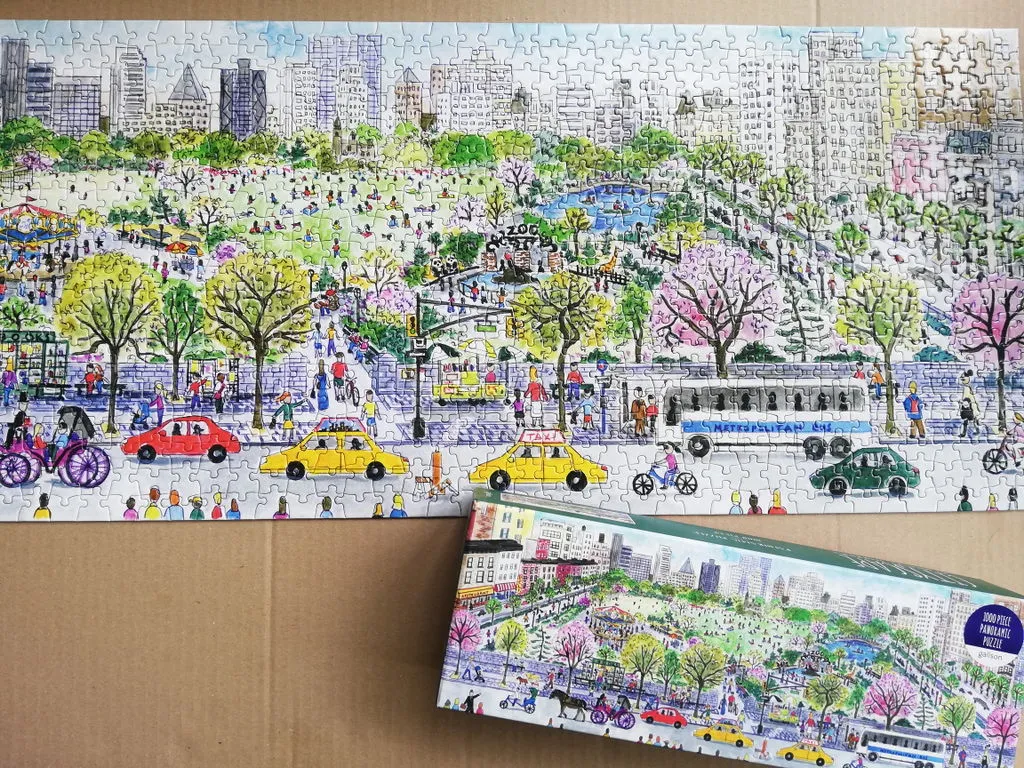 Galison Storrings Spring Park Avenue puslespil 1000 brikker by