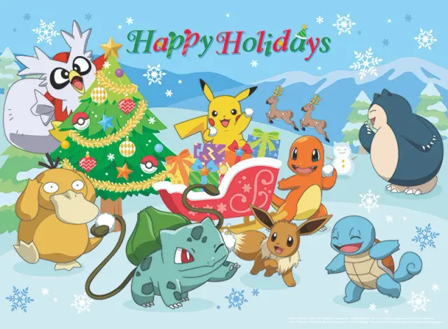 Buffalo Games Pokemon Happy Holidays puslespil 100 brikker børn