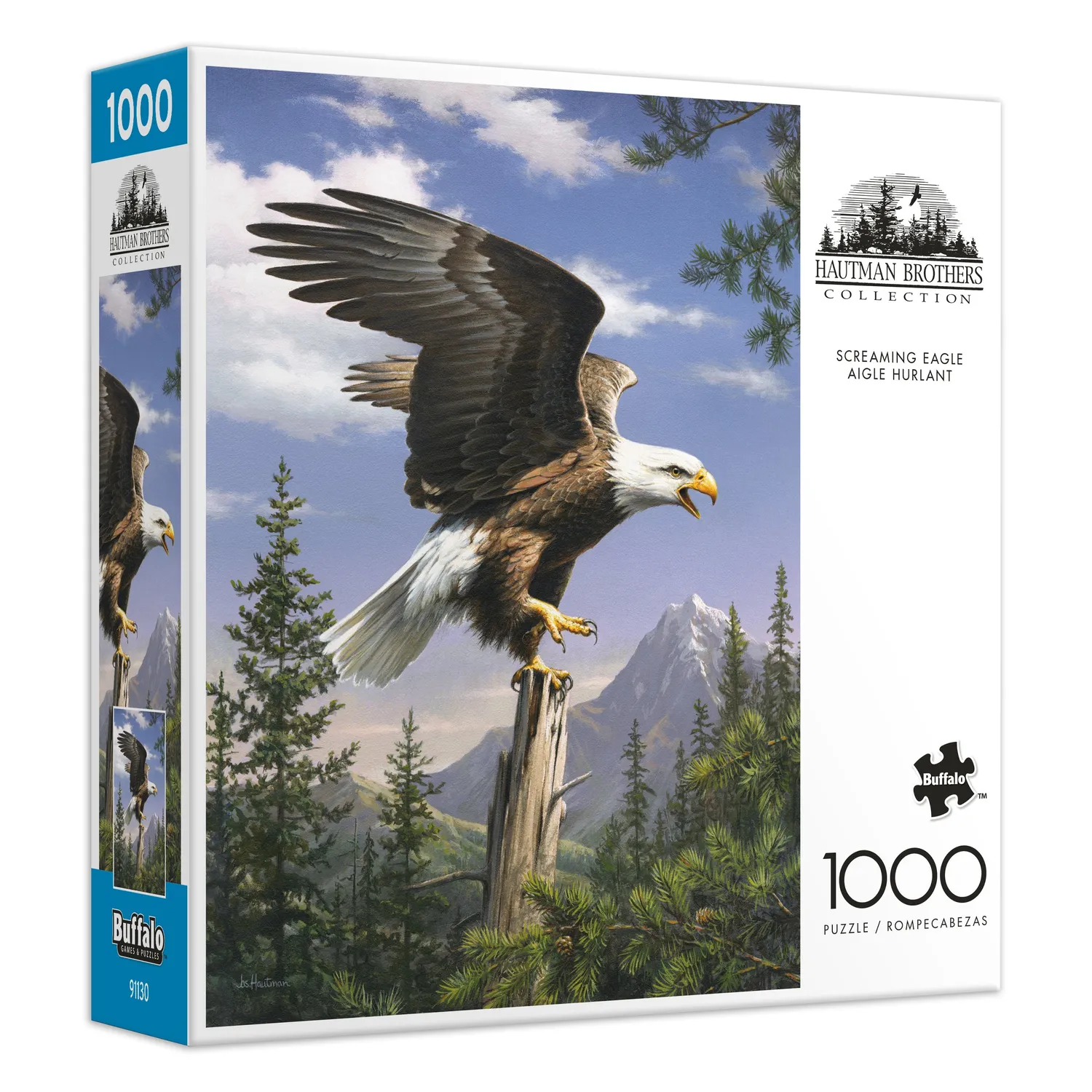 Buffalo Games Hautman Screaming Eagle puslespil 1000 brikker