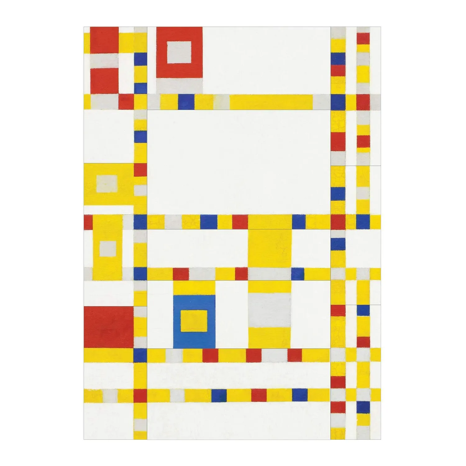 Good Puzzle Co. MoMA Mondrian Broadway Boogie Woogie sticky notes 660 stk