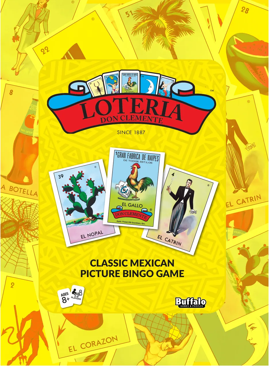 Buffalo Games Loteria brætspil samledåse – mexicansk bingo