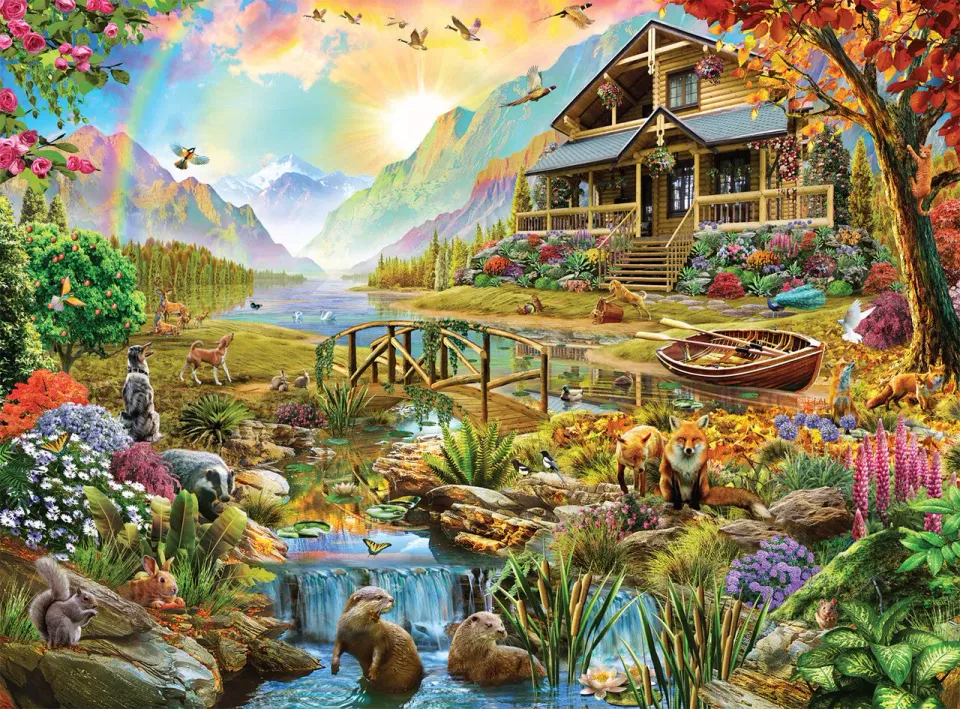 Buffalo Games Signature Paradise Country puslespil 1000 brikker