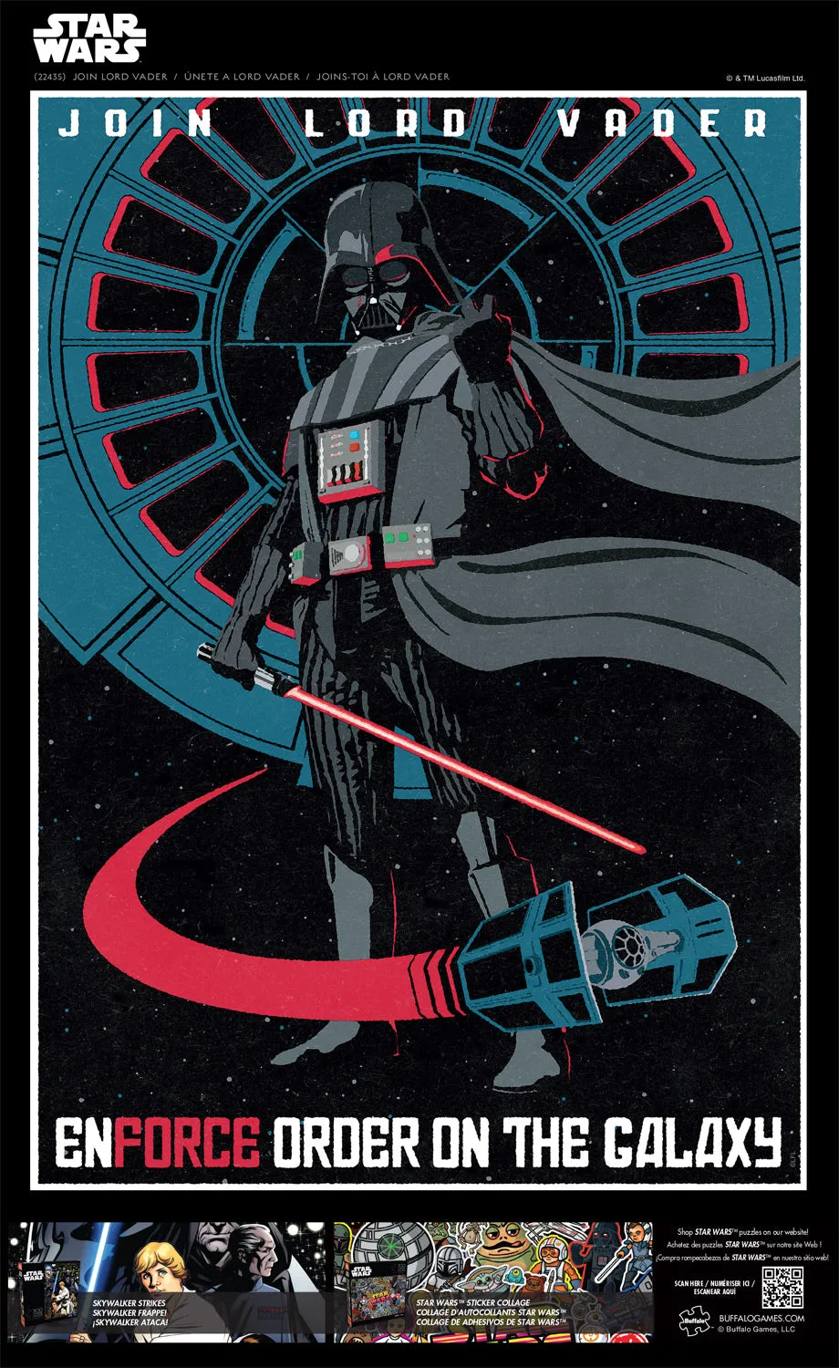 Buffalo Games Star Wars Join Lord Vader puslespil 300 brikker large