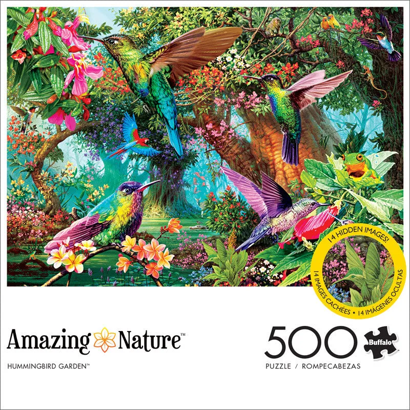 Buffalo Games Amazing Nature Hummingbird puslespil 500 brikker