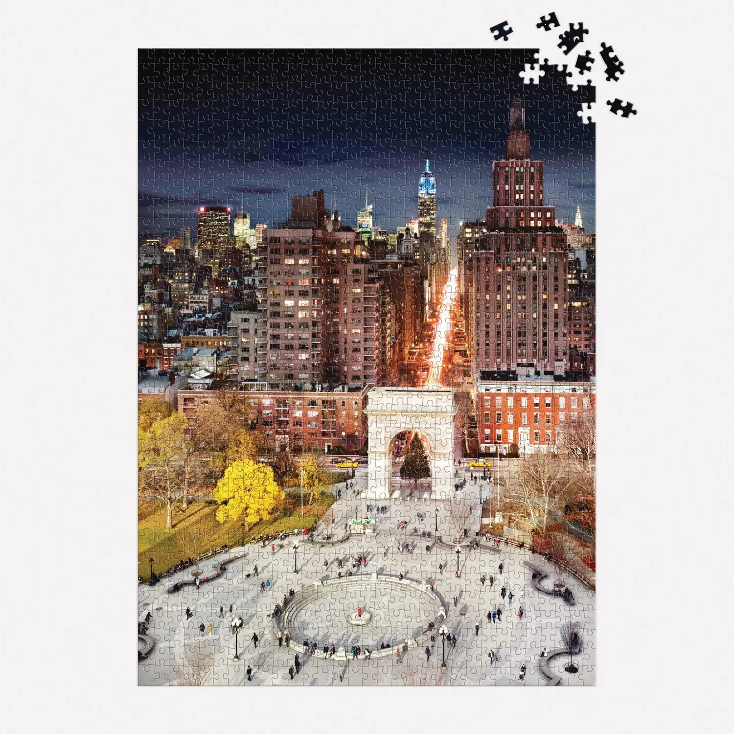 Galison Day to Night Washington Square Park puslespil 1000