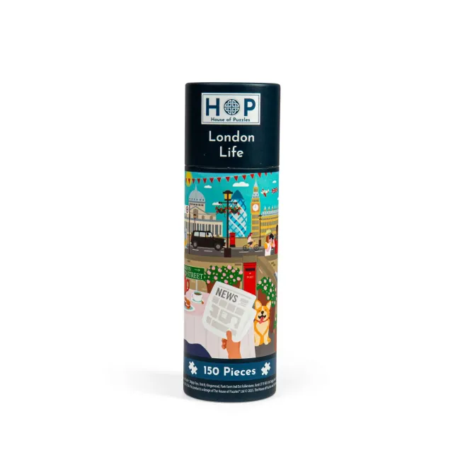House of Puzzles London Life minipuslespil 150 brikker tube