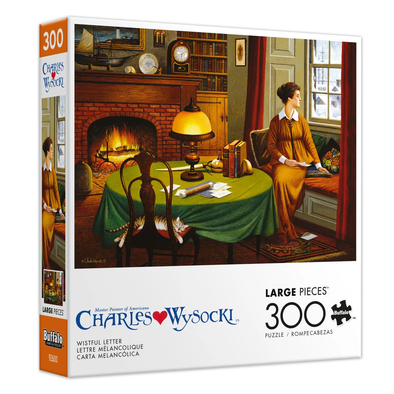 Buffalo Games Charles Wysocki Wistful Letter puslespil 300 brikker vinter