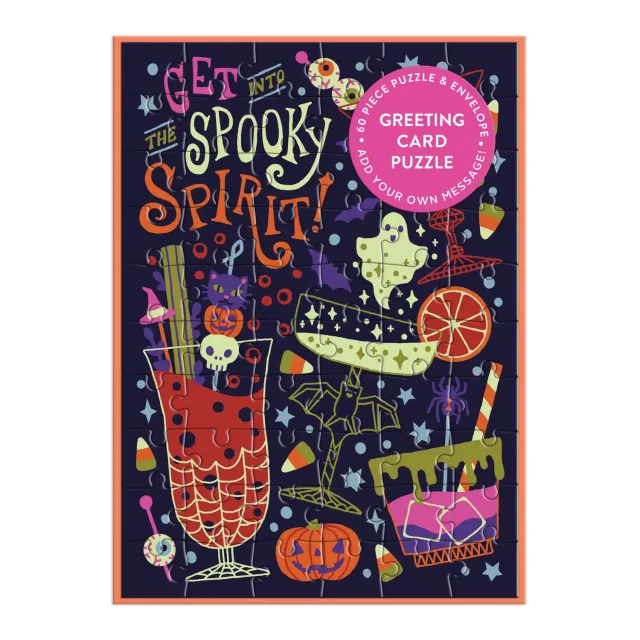 Good Puzzle Co. Get into the Spooky Spirit puslespilskort 60 brikker Halloween