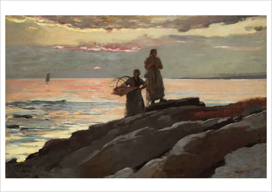 Pomegranate Winslow Homer Maine kortæske 20 stk kyst