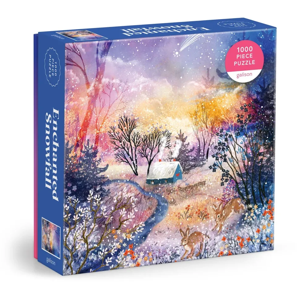 Good Puzzle Co. Enchanted Snowfall puslespil 1000 brikker vinter