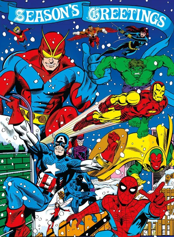 Buffalo Games Marvel Season's Greetings puslespil 100 brikker