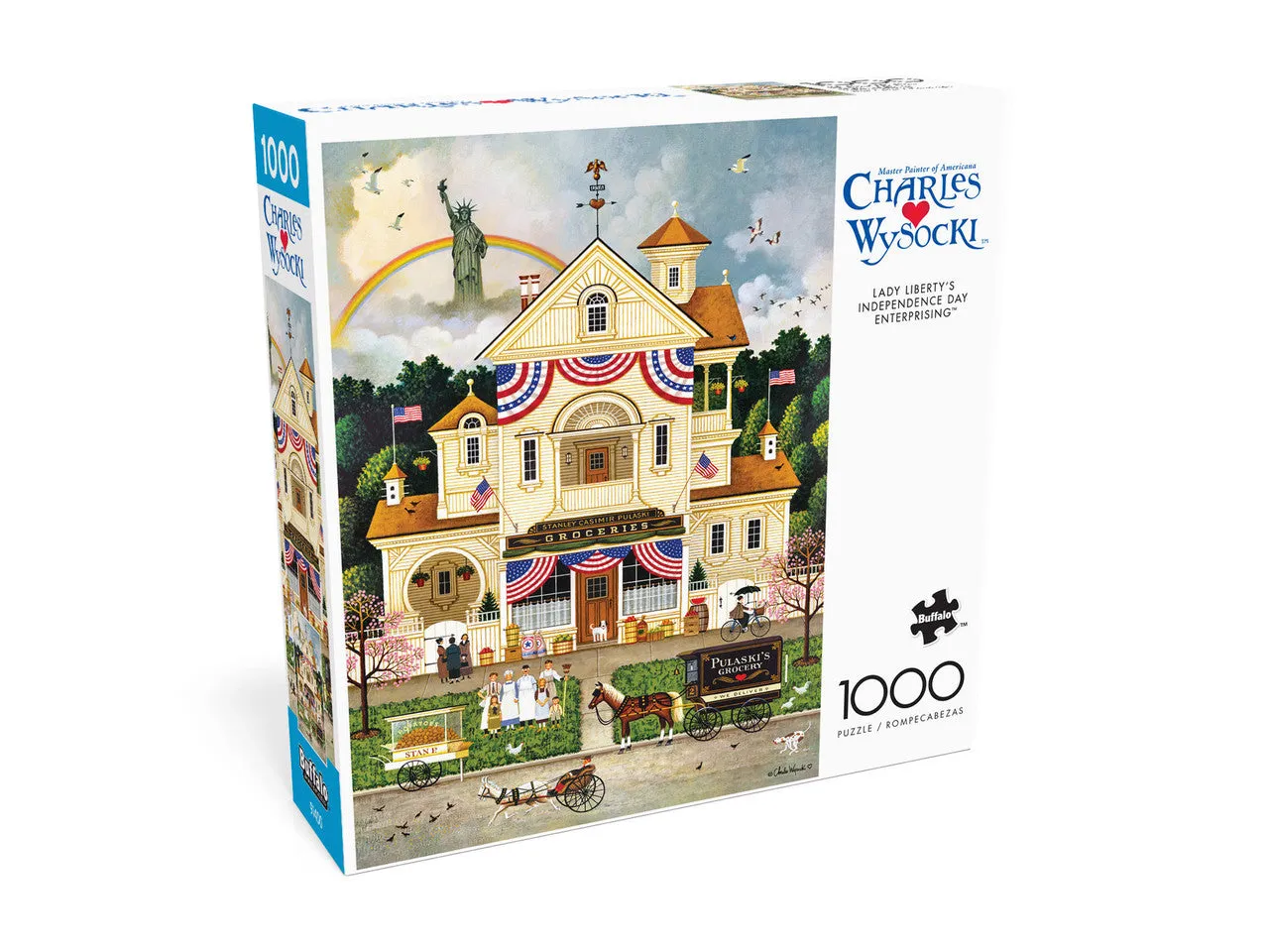 Buffalo Games Wysocki Lady Liberty puslespil 1000 brikker voksne