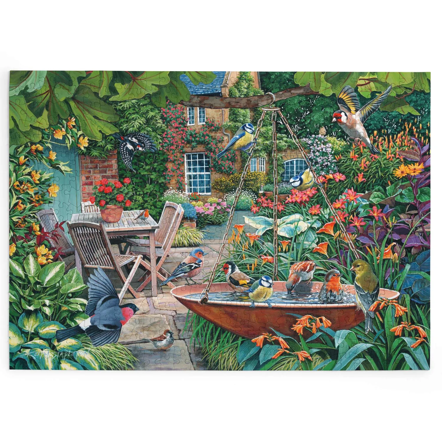 House of Puzzles BIG Splashing Around puslespil 500 brikker fugle