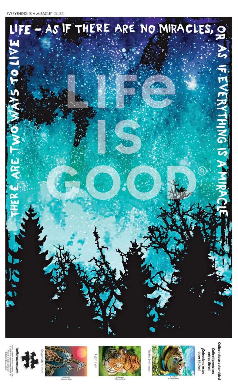 Buffalo Games Life is Good Miracle puslespil 500 brikker nathimmel