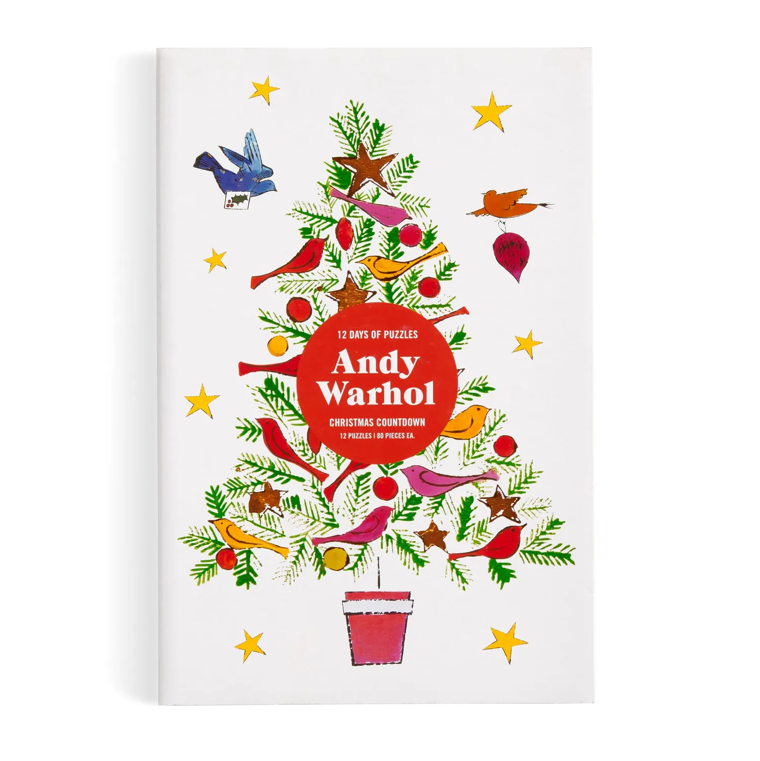 Galison Andy Warhol julekalender puslespil 12x80 brikker