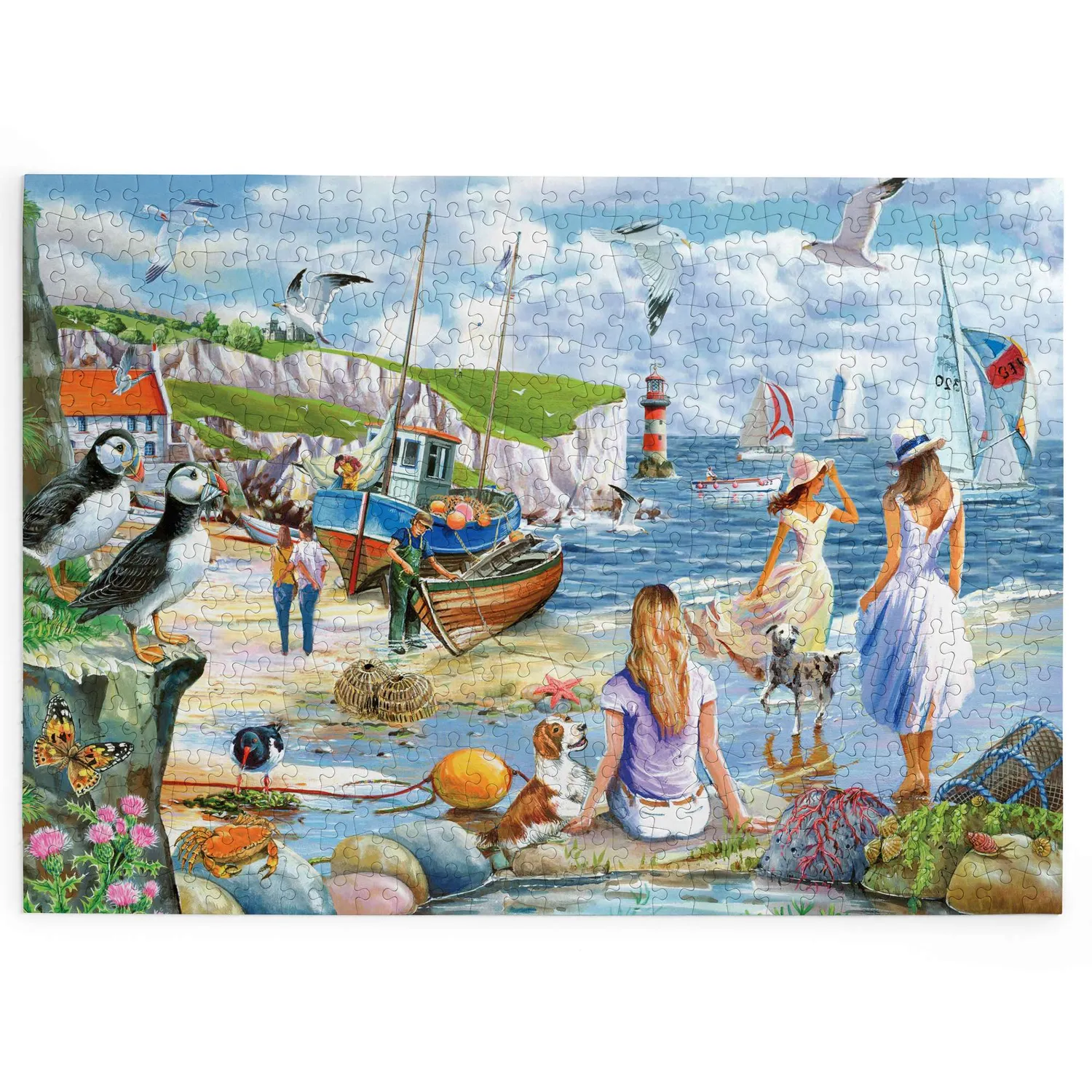 House of Puzzle Sea Shore Breezes BIG 500 puslespil hav