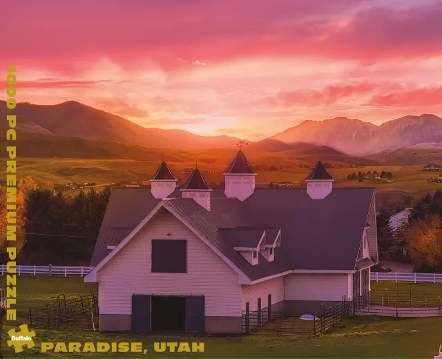 Buffalo Games Gold Paradise Utah puslespil 1000 brikker gaveæske