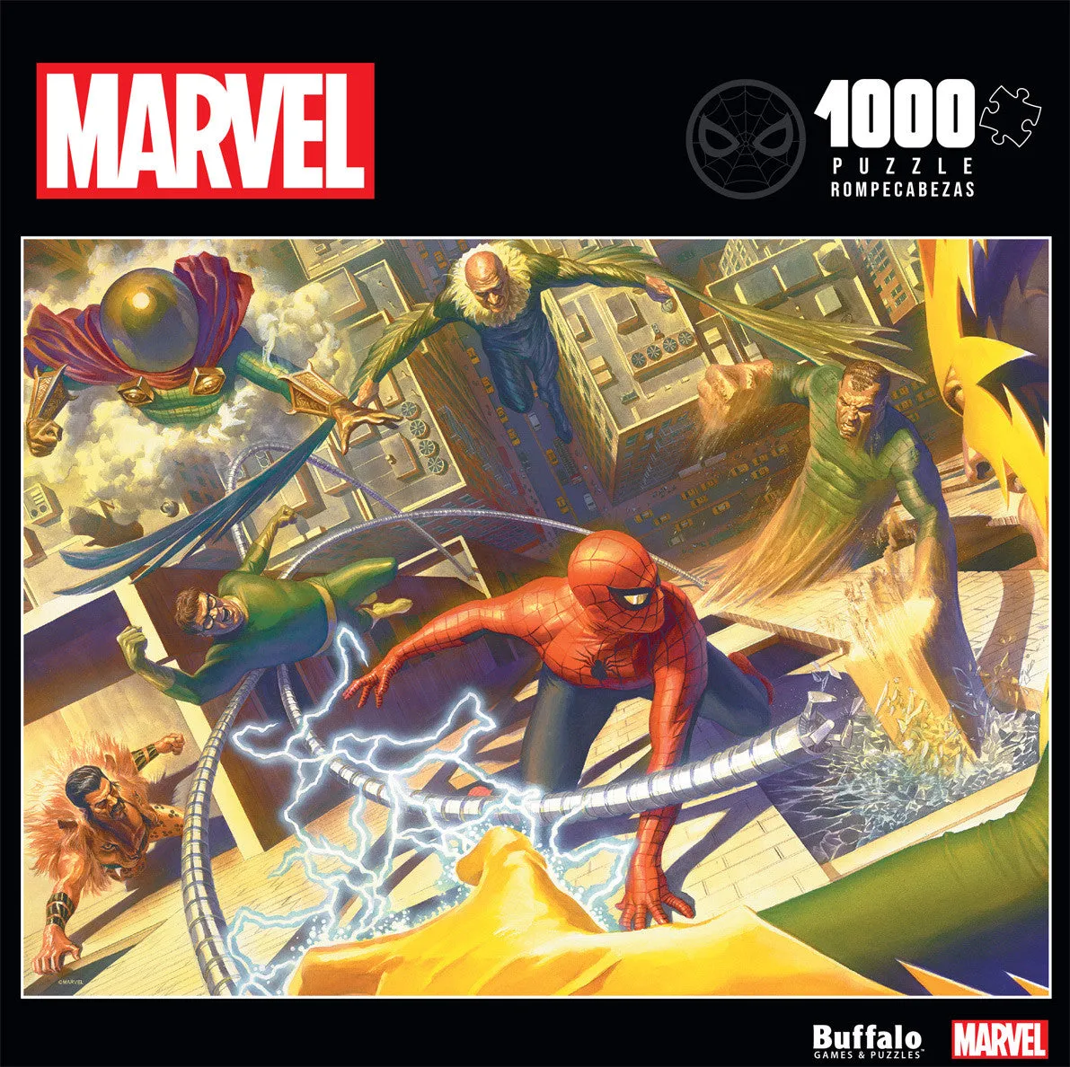 Buffalo Games Marvel Spider-man puslespil 1000 brikker Sinister Six
