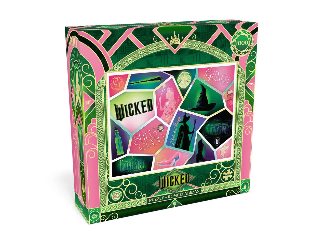 Buffalo Games Wicked Together We're Unlimited puslespil 1000 brikker lyserød