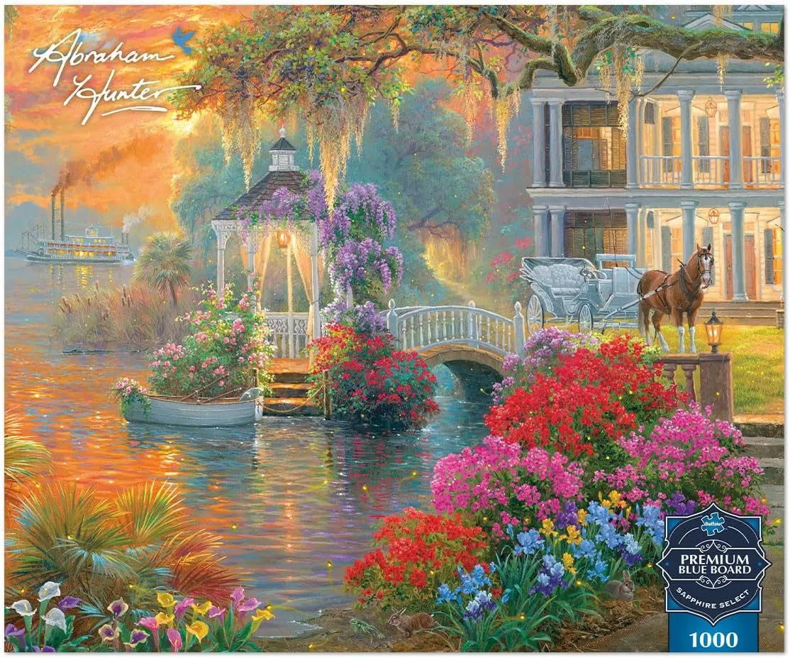 Buffalo Games Sapphire Select Southern Charm puslespil 1000 brikker